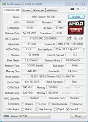 QTHREE AMD Radeon R5 230 Graphics Card,2GB,64