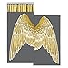 Decorative Gold Foil Wings and Keys Match Boxes with Long Kitchen Matches Great for Lighting Candles, Grills, Fireplaces and More | Set of 2 Large Match Boxesthumb 1