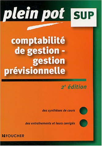 Comptabilité de gestion, gestion prévisionnelle