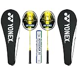 2X Yonex Nanoflare 1000 Play Pre-Strung Badminton