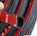 HOTSYSTEM New Weather Stripping Seals the Door Seal Car Noise (Black, 275 Inches)