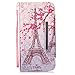 iPhone 5S Case, iPhone 5 Wallet Case, Firefish Stand Flip Folio Wallet Cover Shock Resistance Protective Shell with Cards Slots Magnetic Closure for Apple iPhone 5/5S/SE-Tower