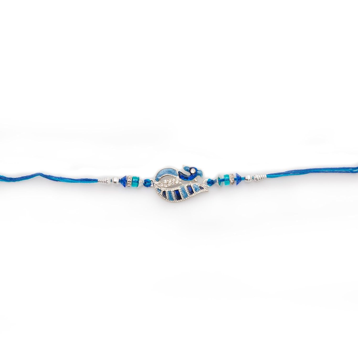 elegant peacock designer rakhi/band for beloved brother