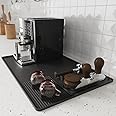 Coffee Mat, Coffee Maker Mat for Kitchen Counter, 40x60cm Silicone Coffee Bar Pad, Anti-Slip, Heat Resistant Pad for Espresso