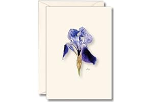 Earth Sky + Water - Iris Notecard Set - 8 Blank Cards with Envelopes