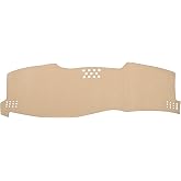 VekAuto Polyester Car Dashboard Cover Mat for Toyota Avalon 2005-2010 | Non-Slip Center Console Dashboard Cover, Interior Trim Dash Board Mat Protector, Beige, 1 Pcs