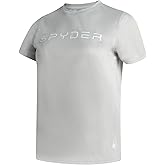 Spyder Womens Workout Tops - Lightweight Moisture Wicking Crewneck Short Sleeve Athletic Running & Workout Shirts for Women