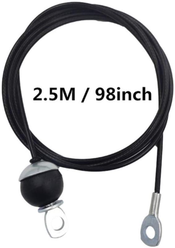 WND Gym Cable Fitness Pulley Length Adjustable Heavy Duty Steel Wire Rope for Home Gym Accessories,2.5m