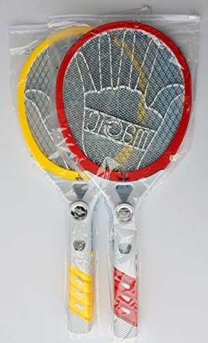 topAlert 902 Electric Bug Fly Mosquito Zapper Swatter Killer, Built-in Rechargeable Battery- 2PACK