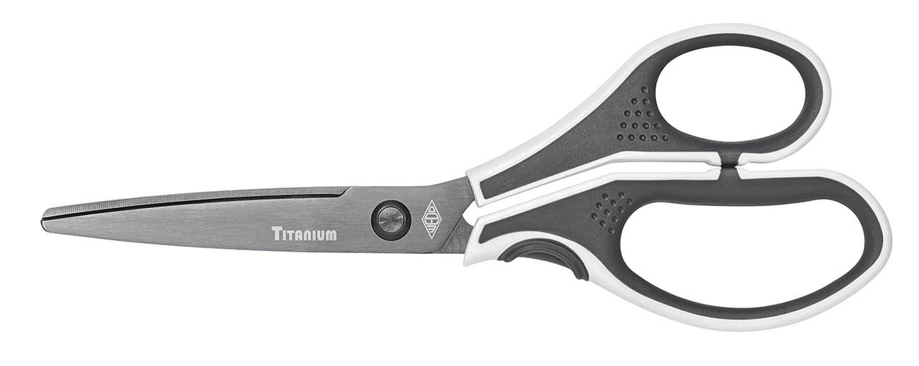 Wedo 986 8 21 cm Titan "Cut-it" Scissors,Grey/White
