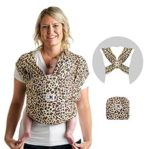 leopard print baby carrier