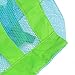 Satisfaction1 Large Portable Beach Mesh Toys Tote Bag Sturdy Blue Sand Backpack Can Put Childrens' Toys,Clothes,Towels,Groceries.Suitable for Beach,Pool,Boat
