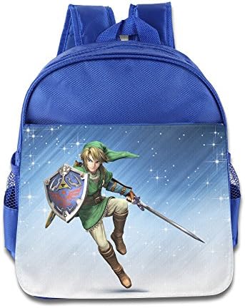 ELF STORY - Link The Legend Of Zelda Little Kid Baby Boys Girls Toddler Backpack Bag RoyalBlue