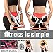 Qingre Arm Workout Machine,Arm Upper Exerciser Force Fitness Equipment with System 3 Resistance Training Bands for Women