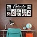 Adeco 8 OpeningsBlack Wood Wall Hanging Collage Puzzle Picture Frame - 
