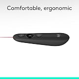 Logitech R500s Laser Presenter Bluetooth USB Clicker 20m Range Dark Grey view 7