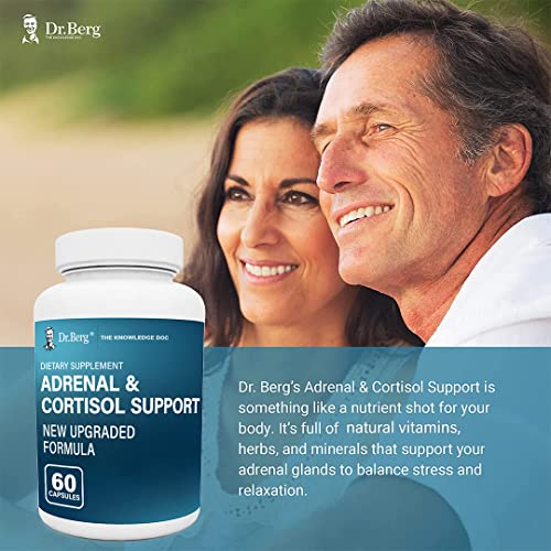 Dr. Berg Adrenal & Cortisol Supplement New Formula Adrenal Supplement