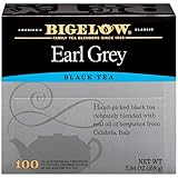 Bigelow Earl Grey Black Tea Bags, 100 Count Box