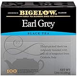 Bigelow Earl Grey Black Tea Bags, 100 Count Box Caffeinated Black Tea