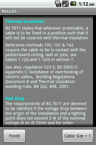 Cable Size Calculator