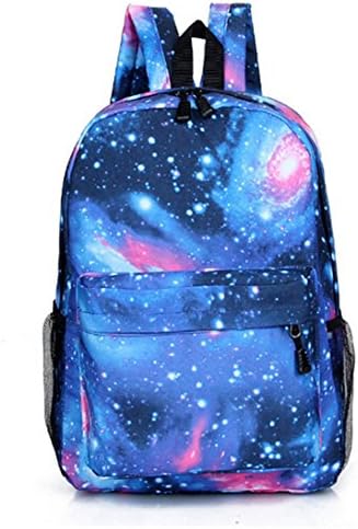Canvas Teenager School Bag Book Campus Star Sky Printed Space Backpack