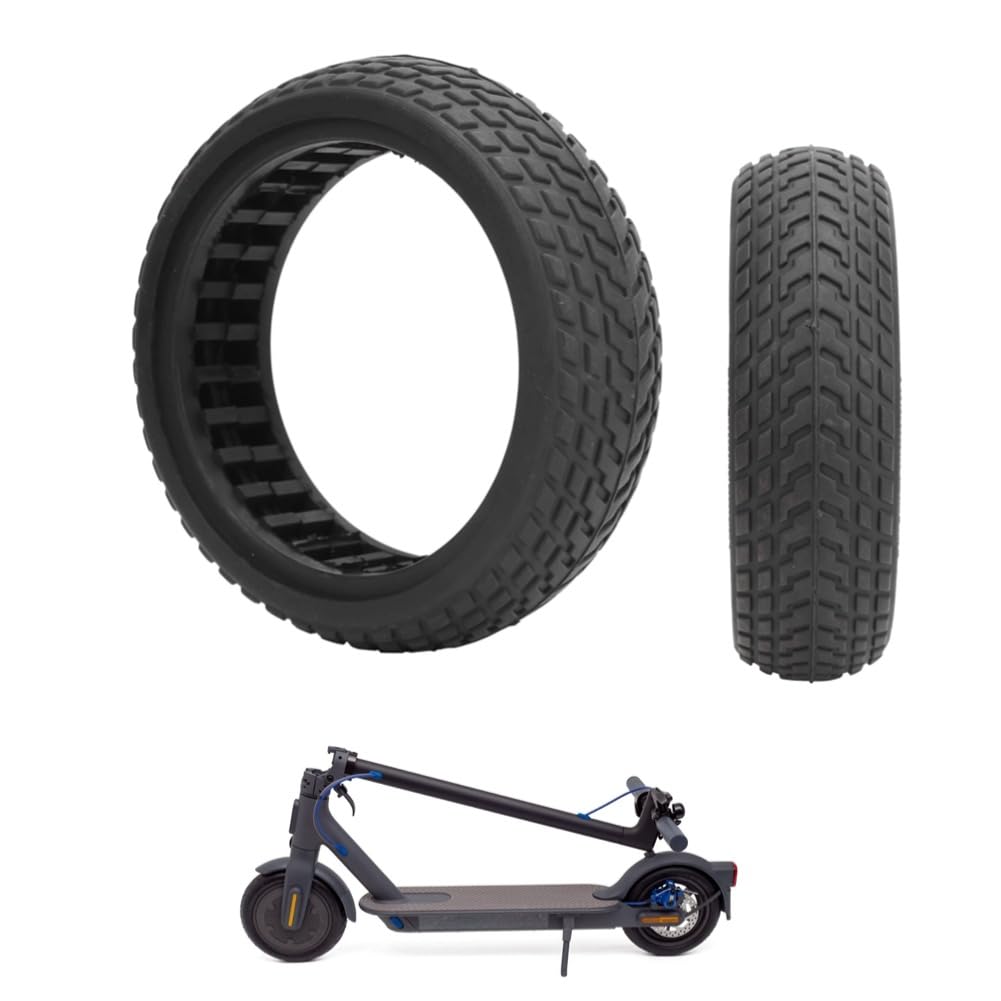 RiToEasysports Electric Scooter Tyre Explosion‑Proof Wear‑resistant Non-slip Solid Rubber Tire for 6.5inch Electric Scooter Electric Bicycle Modification Accessories