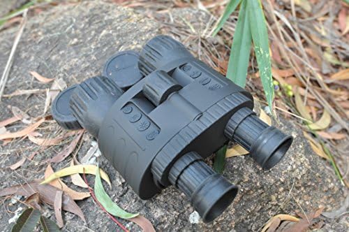 OTSC Bestguarder WG-80 5MP 4x50mm HD Digital Night Vision Binocular & 720p Video with 1.5”TFT LCD 1.5 inch TFT LCD and Camera & Camcorder Function take Photos/Video GPS (BLACK )