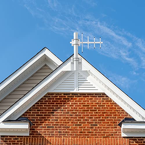 Antenna Pole Mount for Outdoor, Upgraded 14 Inch Antenna Mast Pole with