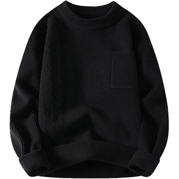 White Cable Knit Sweater Men Chunky Cream Sweater Men Woven