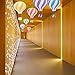 Cieovo 12 inch Christmas Hanging Hot Air Balloon Paper Lanterns Reusable Chinese Japanese Paper Lanterns for Christmas Birthday Anniversary Party Decorations, Set of 7 (Mixed Colors)