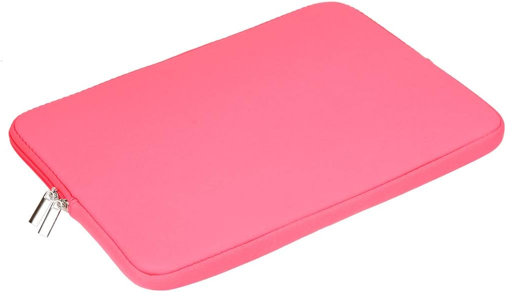 RAINYEAR 15 Inch Laptop Sleeve 15" Protective Soft Case Padded Zipper Cover Carrying Computer Bag Compatible with New 15.4 MacBook Pro Touch Bar Specially for Model A1938 A1707 A1990(Bright Pink) - Image 5