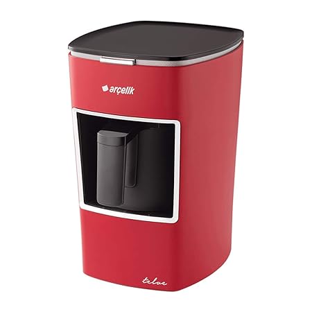 Arcelik telve Mokka Maschine Espressomaschine Türkische Kaffeemaschine ROT