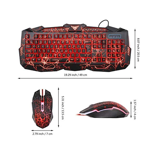 Gaming-keyboard-and-Mouse-Set-UK-Layout-3-Colors-LED-Backlit-Keyboard-and-Wired-Mouse-for-PC-Computer-Gamer-included-Gaming-Mouse-Mat Gaming keyboard and Mouse Set UK Layout 3 Colors LED Backlit Keyboard and Wired Mouse for PC &Computer Gamer, included Gaming Mouse Mat