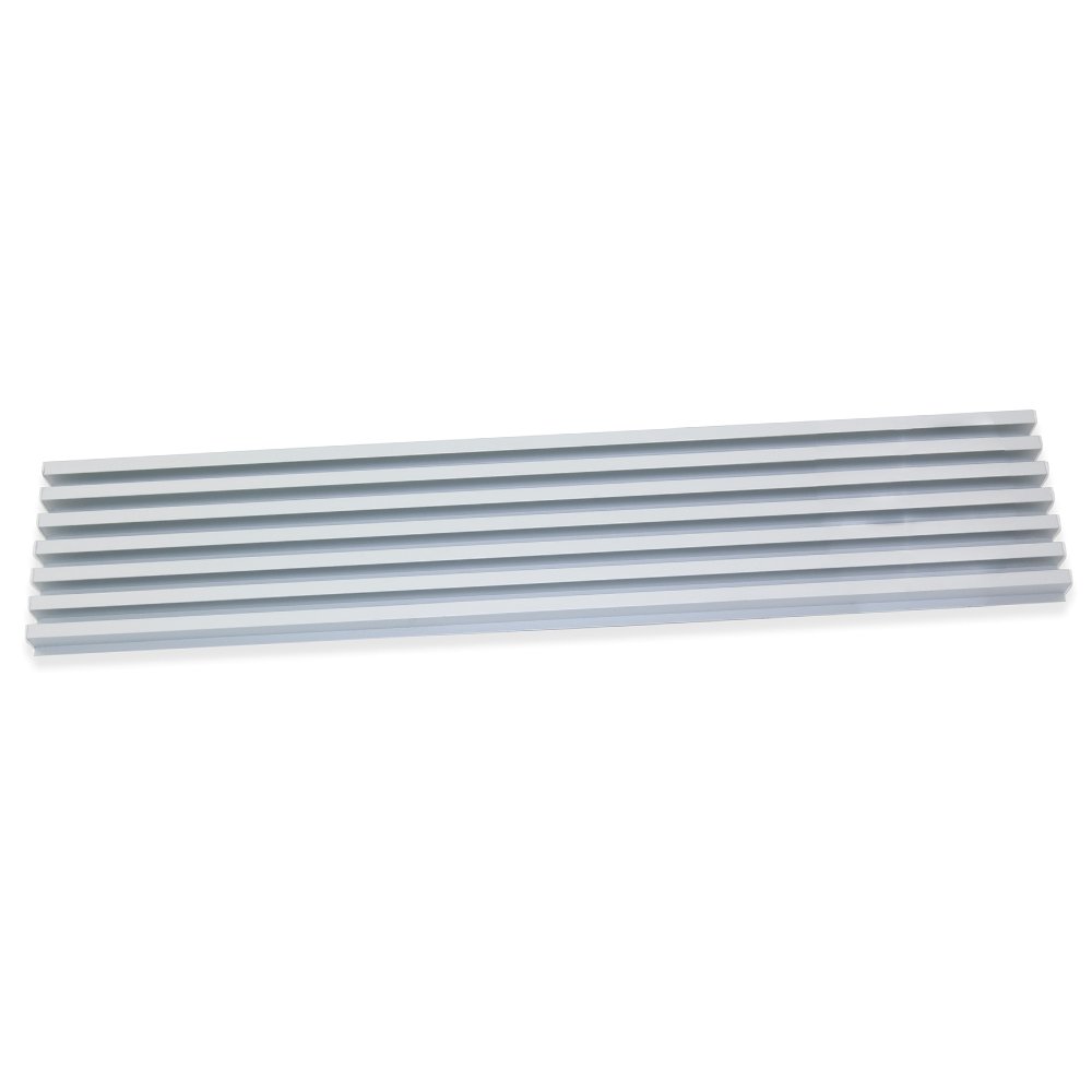 Emuca - Oven ventilation grille, Matt anodized aluminium, 5