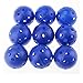 Crestgolf 12/50 Pack Plastic Golf Training Balls – Airflow Hollow 40mm Golf Balls for Driving Range, Swing Practice, Home Use,Pet Play.(Blue,12pack)