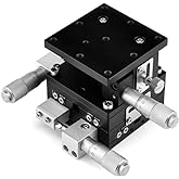 XYZ Axis Manual Precision Linear Stage 40x40mm Trimming Bearing Tuning Platform Sliding Table