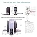 EZlock ELC01-V2.0 Electronic Backlit Keypad Keyless Entry Door Lever Lock, Unlock with Code, Card, Physical Keys, Auto-Lock, Passage Mode, Voice Operating System, Left-Handed