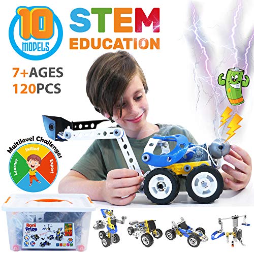 Motorized STEM Toys For 7 8 9 10 Year Old Boys & Girls, 10 in 1