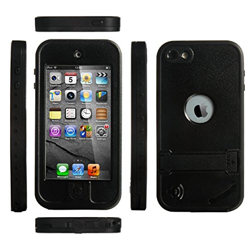 Comsoon iPod 5 iPod 6 Waterproof Case,[Dustproof Sweatproof][IP68 Certified]iPod Touch Defender Case Built-in Touch Screen & Kickstand for Both Apple iPod Touch 5th & 6th Generation - Thumbnail 7