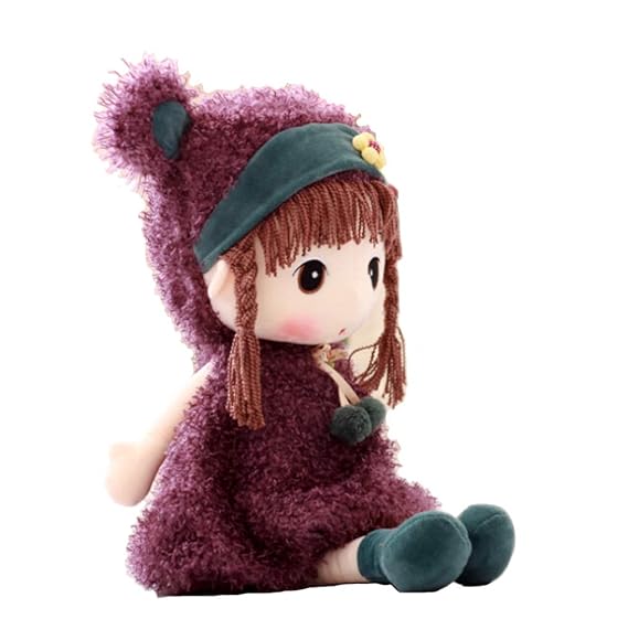 Cute fairy doll plush toy little girl child doll gift (4060cm multiple