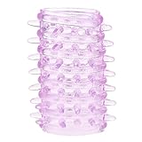 Born Beauty 5pcs Extension Cock Sleeve, Spiny Trichomes Stretchy Delay