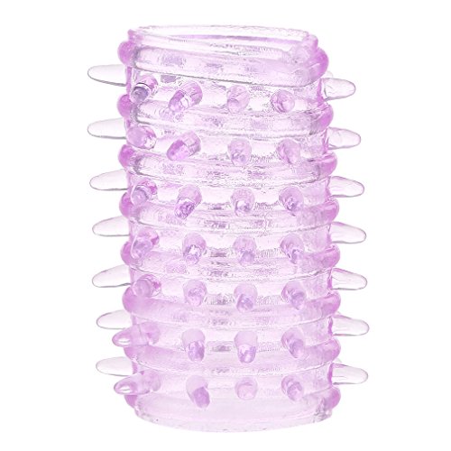 Born Beauty 5pcs Extension Cock Sleeve, Spiny Trichomes Stretchy Delay