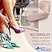 Premium Heel Cushion Pads 8 PCS - Self-Adhesive Shoe Insoles - Soft Gel Shoe Inserts - Blister and Callus Prevention and Protection Heel Pain Relief for Men and Women (Beige)