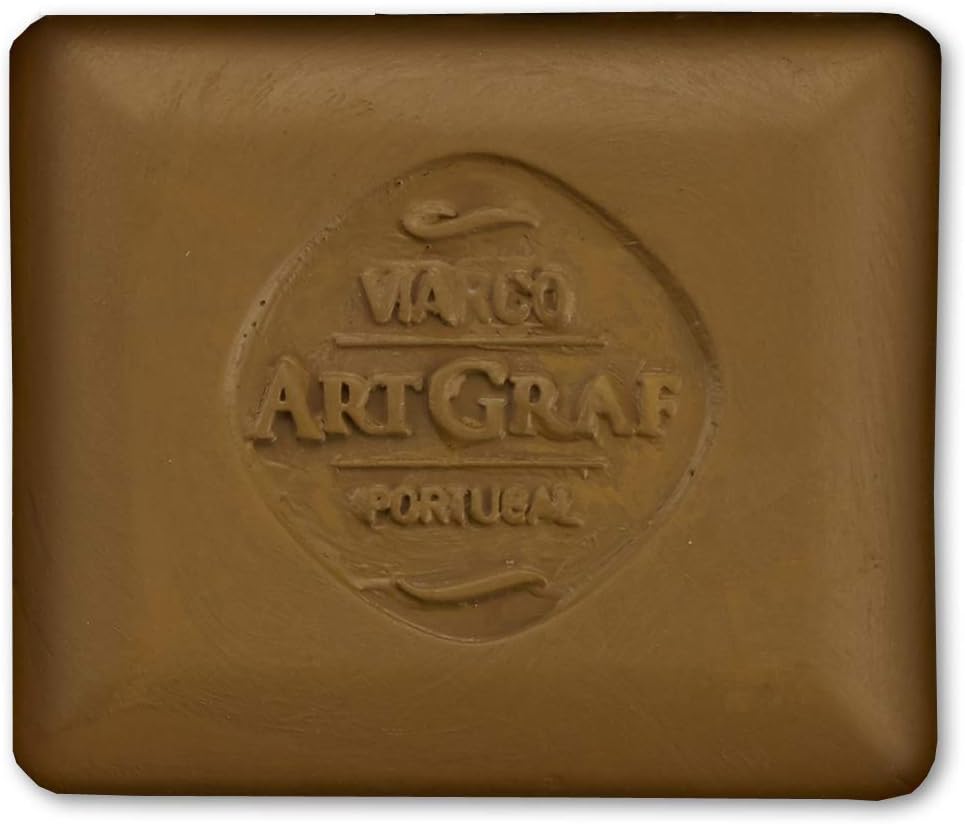 Art Graf Water-Soluble Tailors Chalk Square Disc, Ochre