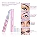 NUOLUX Electric Eyebrow Trimmer Eyebrow Razor Kit with Eyebrow Comb for Women (Pink)