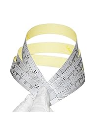 Paquete de 10pcs wintape 10 inch 25 cm Breve Cuadro calcomanía pegajoso cinta métrica Regla Cinta métrica autoadhesiva