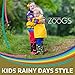 ZOOGS Children's Rubber Rain Boots, Little Kids & Toddler, Boys & Girls Patterns, Green (Camouflage)