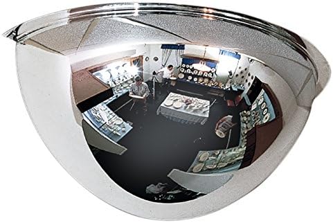 Safety Mirror, 18 in. Half Dome, SeeAll, 180 degree view, 150 sq ft