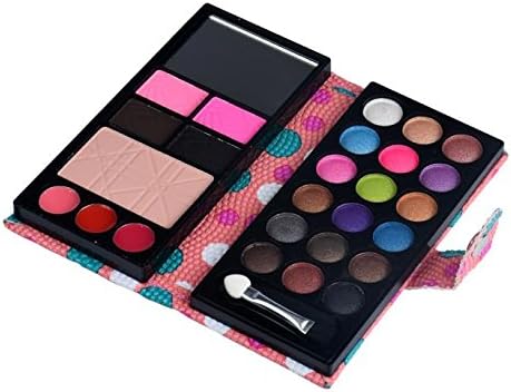 JYS 26 Color Eyeshadow Blush Lip gloss Eyebrow powder Combination Disk With Makeup Brushs Stage Show Makeup Smoky Makeup Cosmetics Set Blendable Waterproof Eye Shadow Cosmetics Set
