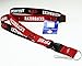 NCAA ARKANSAS RAZORBACKS ( 2-TONE ) TWO TONE KEYCHAIN, LANYARD
